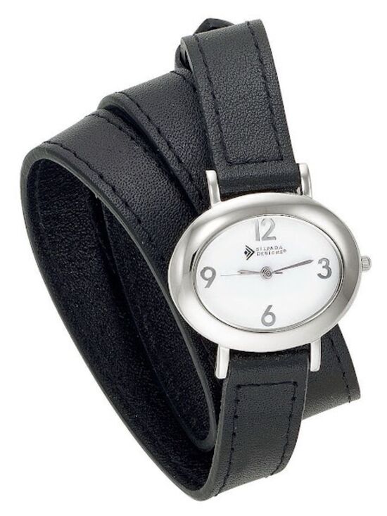 Silpada Accessories - Silpada Double Wrap Leather Watch Leather Strap Stainless Steel Japan Movement